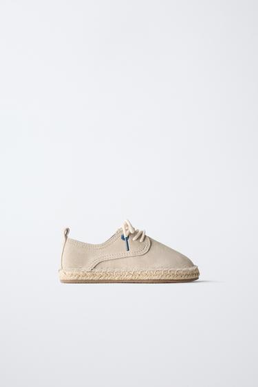 Туфли derby из кожи и джута - limited edition
