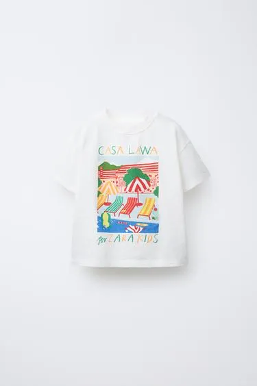 Футболка с принтом CASA LAWA ©X ZARA KIDS