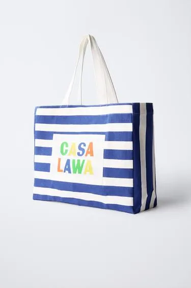 Сумка-шопер в полоску CASA LAWA © X ZARA KIDS