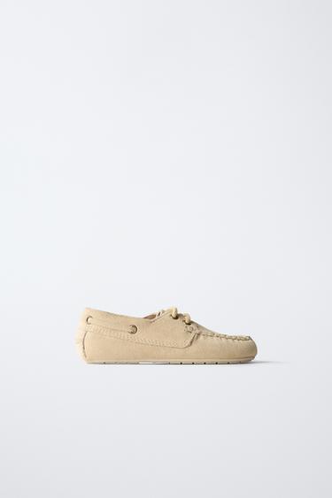 Zara Кожаные лоферы купить с доставкой.