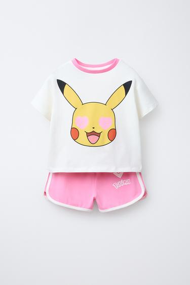Zara Пижама с футболкой и бермудами 6-14 лет / покемон пикачу ™ купить с доставкой.