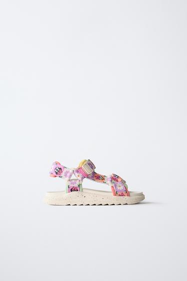 Zara Сандалии минни с принтом MINNIE MOUSE Y DAISY © DISNEY купить с доставкой.