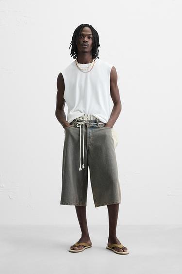 Zara Трикотажный топ без рукавов