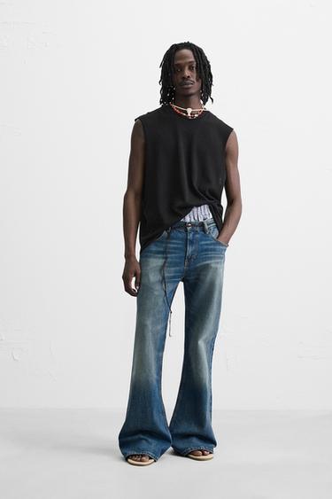 Zara Трикотажный топ без рукавов