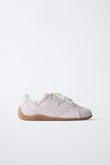 Zara Кроссовки с бисерным клипом