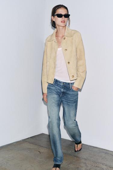 Zara Куртка из 100% замши — ZW COLLECTION, LIMITED EDITION купить с доставкой.