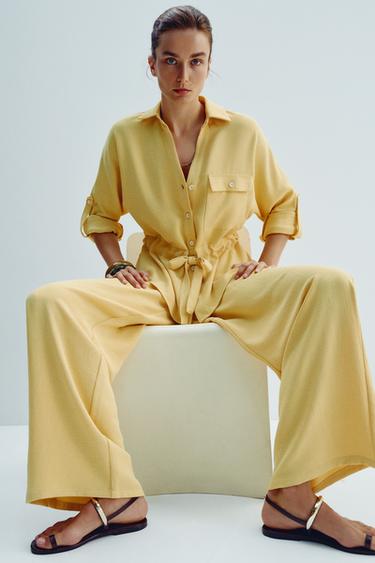 Zara Широкие брюки из струящейся ткани купить с доставкой.