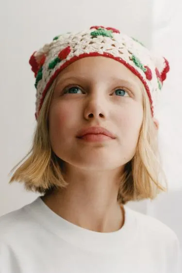 Вязанный повязка для волос CHERRY CROCHET