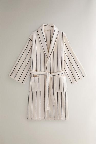 Халат thin stripe terry