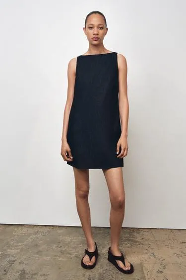 Короткое джинсовое платье — ZW COLLECTION