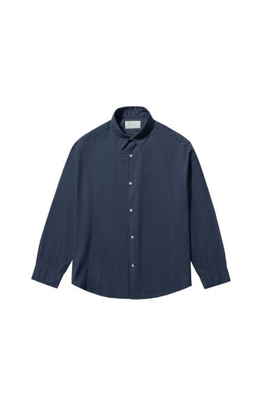 Zara Рубашка из хлопкового вуаля