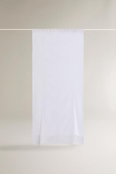 Zara Хлопковый и льняной занавес с вышивкой купить с доставкой.