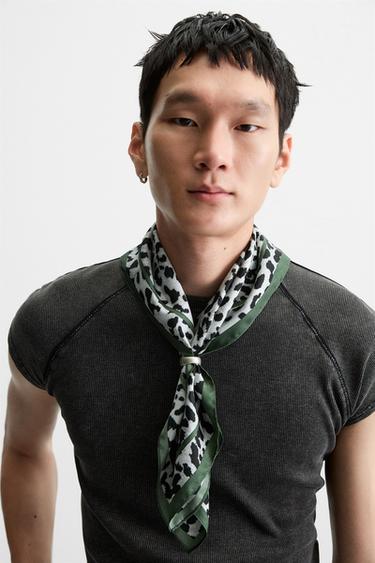 Zara Бандана с животным принтом