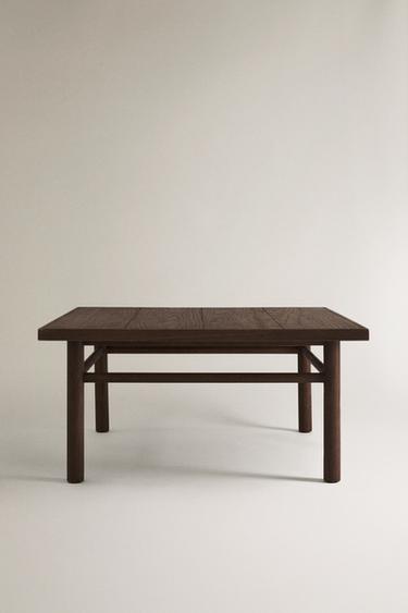 Журнальный стол из дерева plank coffee table