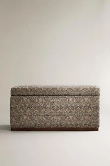 Скамья MORRIS & CO. с чехлом из хлопка и льна