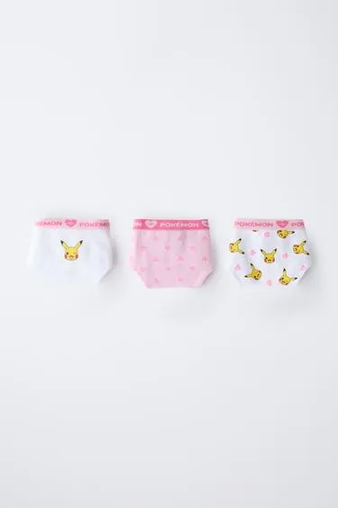 Трехпак трусиков PIKACHU покемон ™ для детей 6-14 лет