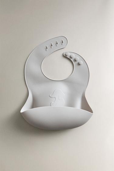 CHILDREN'S SILICONE ELEPHANT BIB