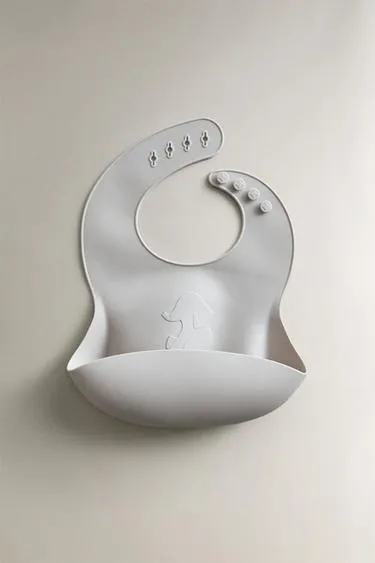 CHILDREN'S SILICONE ELEPHANT BIB