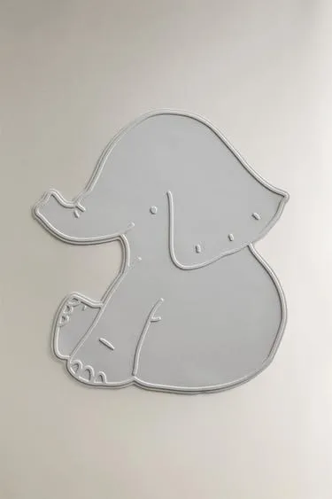 CHILDREN'S SILICONE ELEPHANT PLACEMAT