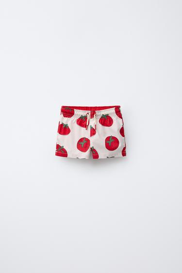 Zara Шорты для плавания 2-6 лет с принтом