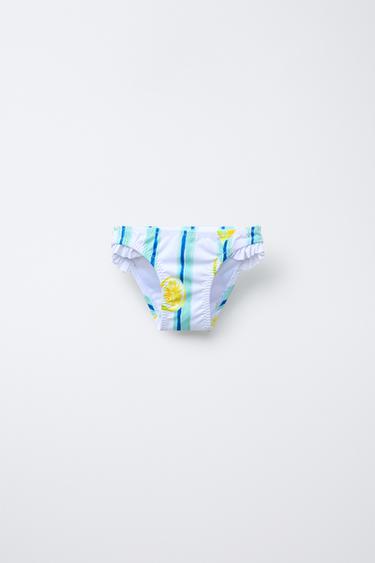 Zara Плавки для купальника 2-6 лет с лимонным принтом купить с доставкой.