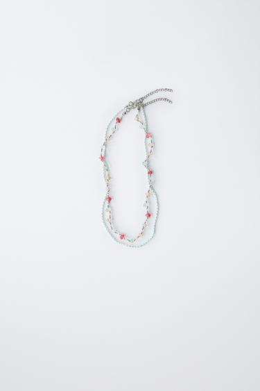 Zara Набор из двух ожерелий с бусинами
