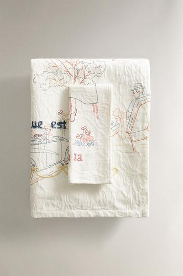 Zara Хлопковый скатерть TOILE DE JOUY