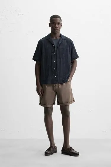 Жаккардовая рубашка RELAXED FIT