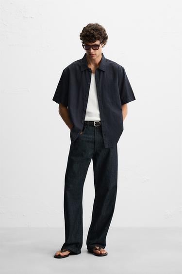 РУБАШКА JACQUARD ИЗ ХЛОПКА И ЛИОЦЕЛЛА