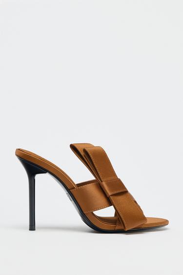 Zara Босоножки с бантом сбоку купить с доставкой.
