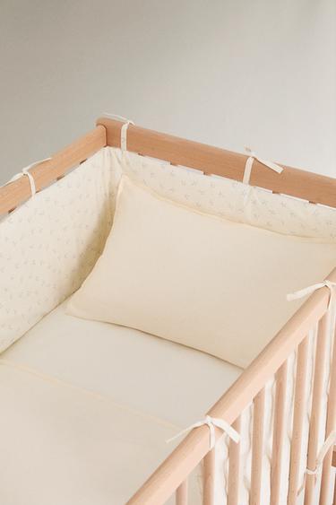 CHILDREN’S FLORAL COT BUMPER COVER