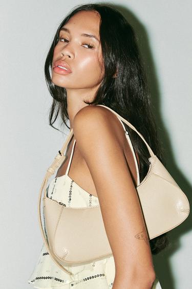 Zara Прямоугольная сумка с плечевым ремнем купить с доставкой.
