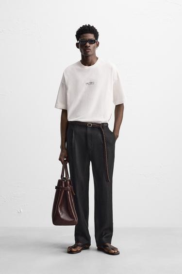 Zara Футболка с графическим принтом