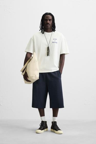 Zara Футболка с графическим принтом