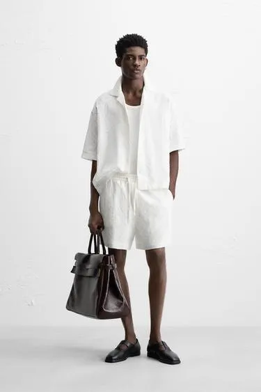Жаккардовые шорты RELAXED FIT