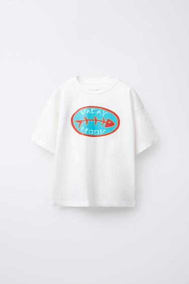 Zara Футболка с принтом