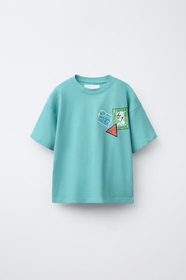 Zara Футболка с принтом