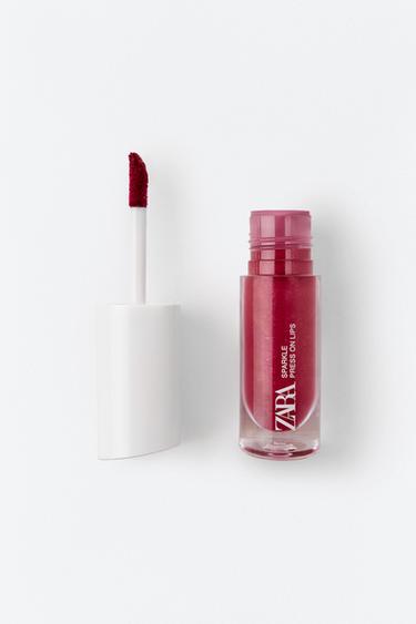 Zara Жидкая помада - блестящий эффект при нажатии на губы