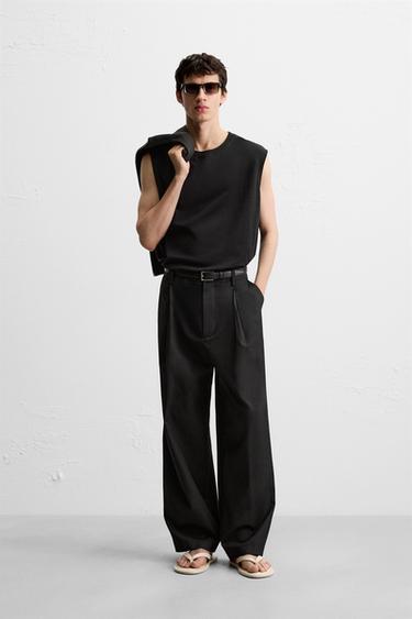 Zara Топ RELAXED FIT без рукавов
