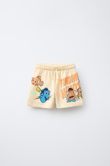 Zara Плюшевые бермуды прямого кроя с принтом © персонажей DISNEY купить с доставкой.