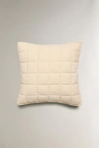 CHILDREN'S CUSHION COVER WITH SQUARES