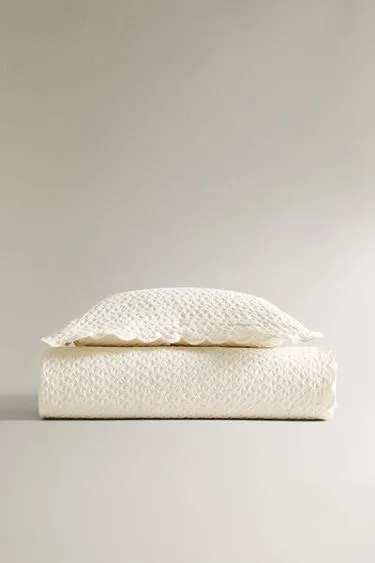 CHILDREN'S MINI WAFFLE TEXTURE BEDSPREAD