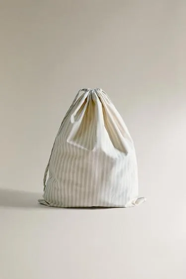 CHILDREN'S STRIPED LAUNDRY BAG