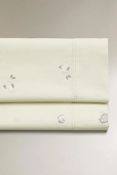 CHILDREN’S SEA PRINT FLAT SHEET