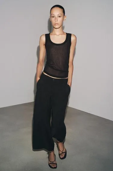 Укороченные брюки с защипами — ZW COLLECTION