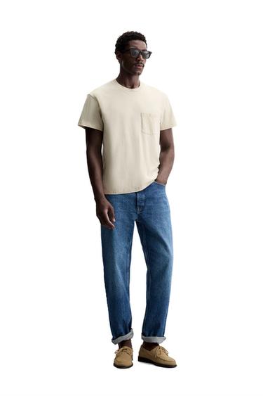 Zara Футболка с карманом