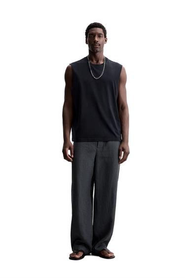 Zara Майка из хлопка