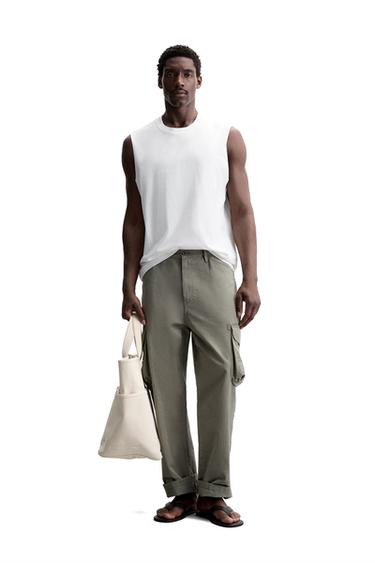 Zara Майка из хлопка