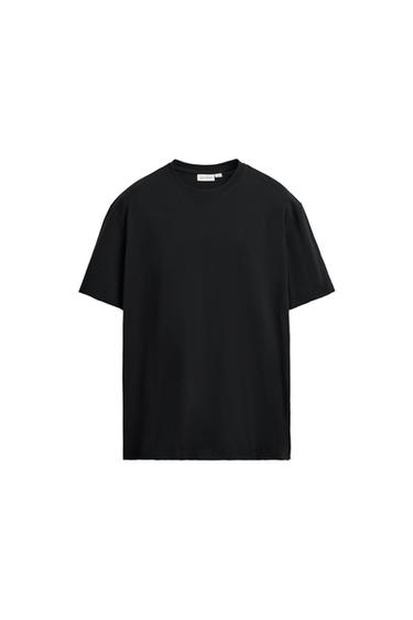 Zara Футболка с неровной нижней кромкой