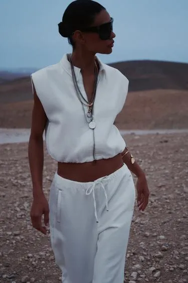 Брюки с высокой талией ZARA